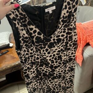 Jennifer Lopez Animal Print Dress
